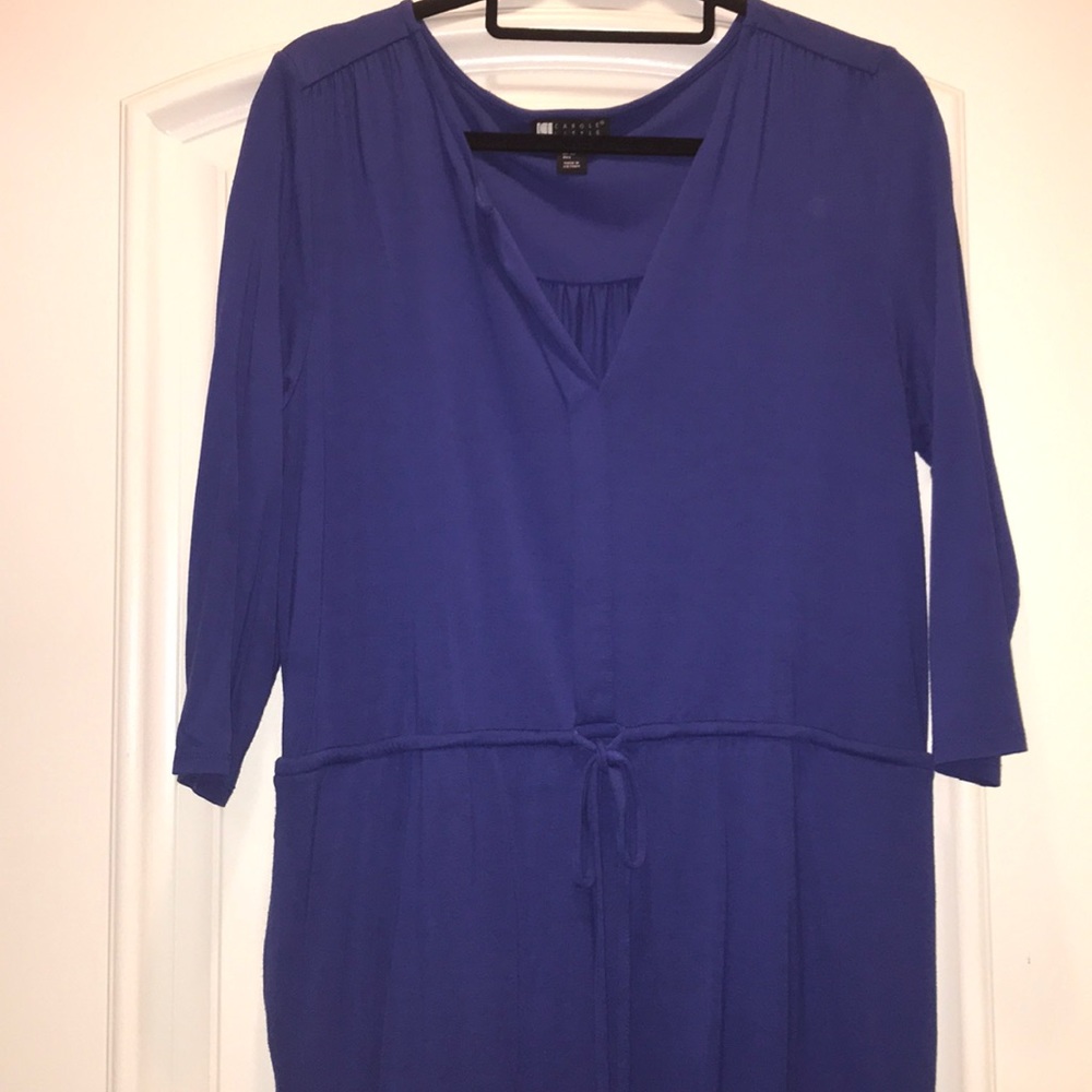 Blue evening dress